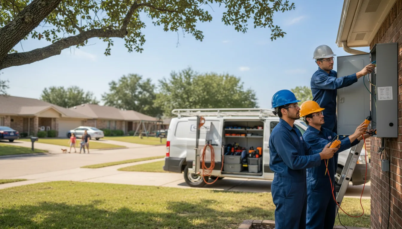 Certified electrician providing emergency electrical services in Andover, KS